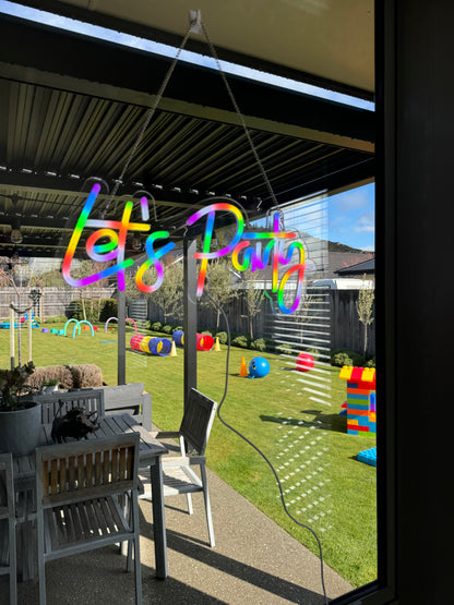 Hire: Neon Light - Let’s Party